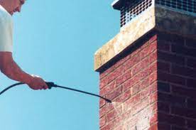 Carbon monoxide safety inspection on gas chimney in Port Washington, New York